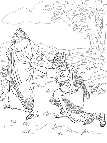 Saul Rejected As King Coloring Page